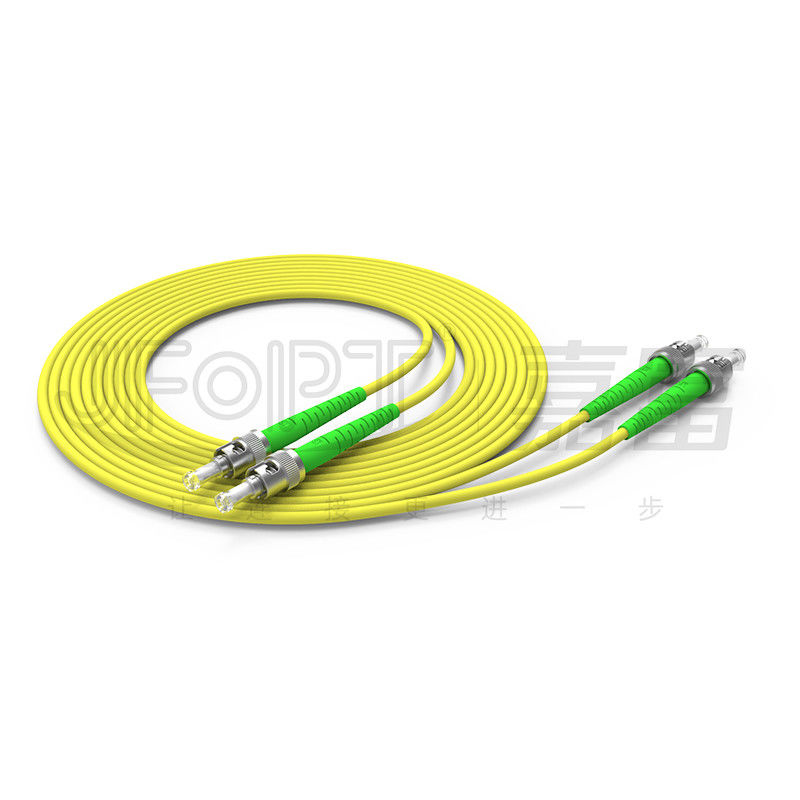 ST ST सिंगल मोड LSZH फाइबर ऑप्टिक पैच कॉर्ड OS2 G652D G657A1 G657A2