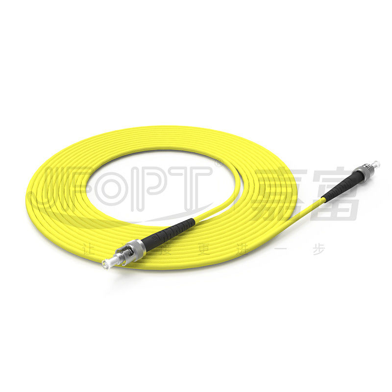 ST ST सिंगल मोड LSZH फाइबर ऑप्टिक पैच कॉर्ड OS2 G652D G657A1 G657A2